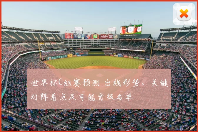 世界杯C组赛预测 出线形势、关键对阵看点及可能晋级名单