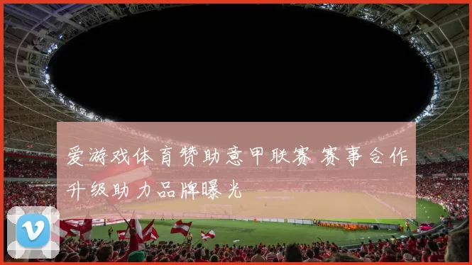 爱游戏体育赞助意甲联赛 赛事合作升级助力品牌曝光